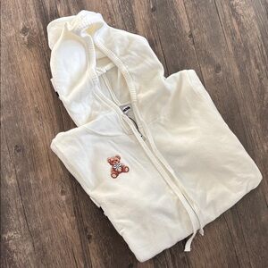 🧸NWT Zip Teddy Hooded Cardigan Sz XL🧸